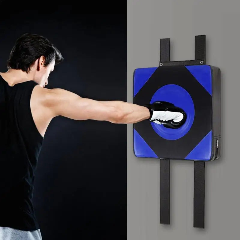 Punch Wall Pad Punch Wall Focus Target Pad Boxing Punching Pad Training Height Adjustable Leather Sponge Bag for Sports Training